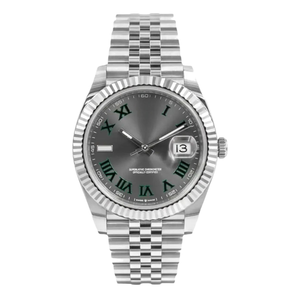 Datejust Grey Dial Wimbledon 41mm