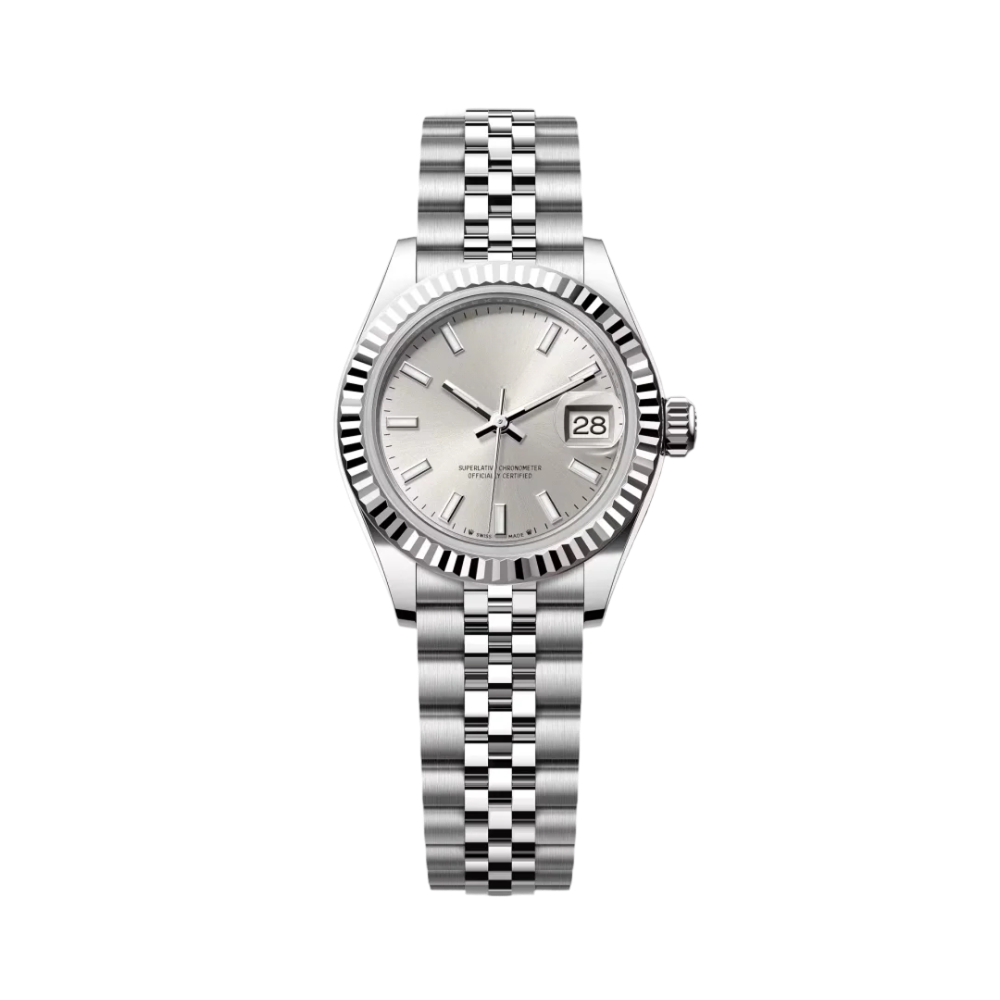 Lady-Datejust 'Silver Dial' Oyster Bracelet 28mm